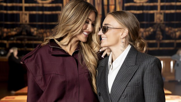 Melbourne Fashion Week G Flip and Chrishell Stause