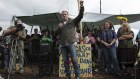 Activists laid siege to the property of a Bentley farmer who consented to Metgasco drilling on his land until the NSW government withdrew the company's licence. 