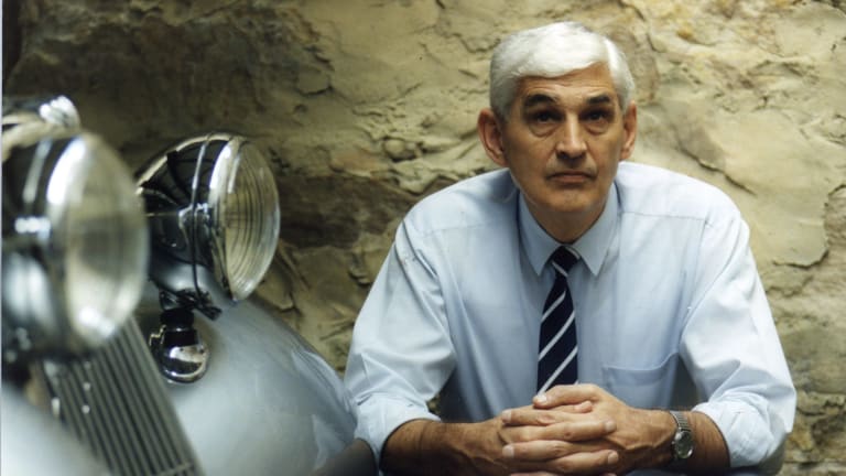 Ted Mack in 1993. As mayor, he was renowned for helping people fix plumbing, replace washers, put out the garbage and answering every letter with a personal visit.