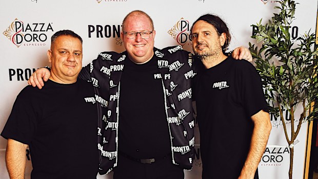 Radio host Mark Levy at the opening of his restaurant Pronto in Sylvania.