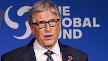 FILE - Bill Gates speaks during the Global Fund's Seventh Replenishment Conference, Sept. 21, 2022, in New York. (AP Photo/Evan Vucci, File)