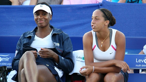 Philadelphia Freedoms stars Venus Williams and Madison Keys.
