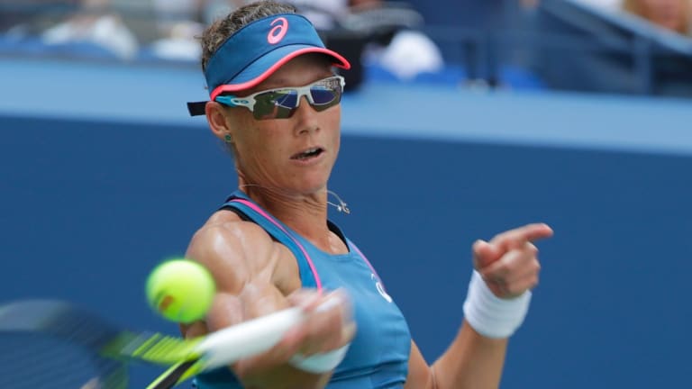 Out: Samantha Stosur lost to Caroline Wozniacki.