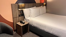  Funky murals adorn the room walls at Ibis Styles Sydney Central hotel.
