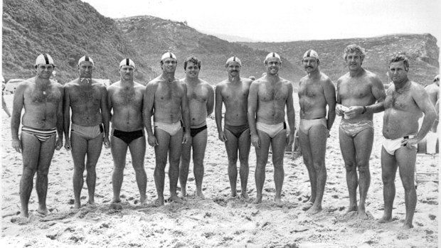 John Holt, third from right. (Photo by Sargeant Sports Photo