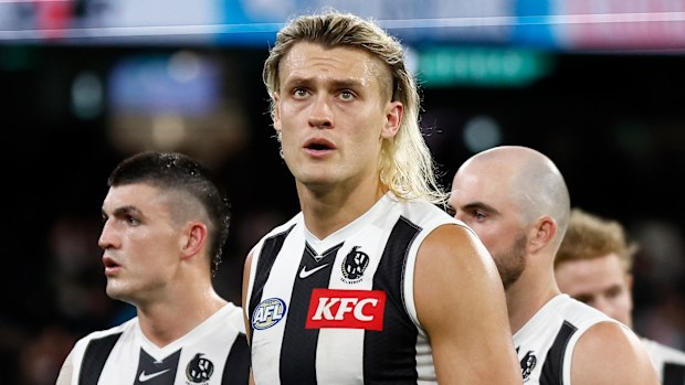 Pies captain Darcy Moore.