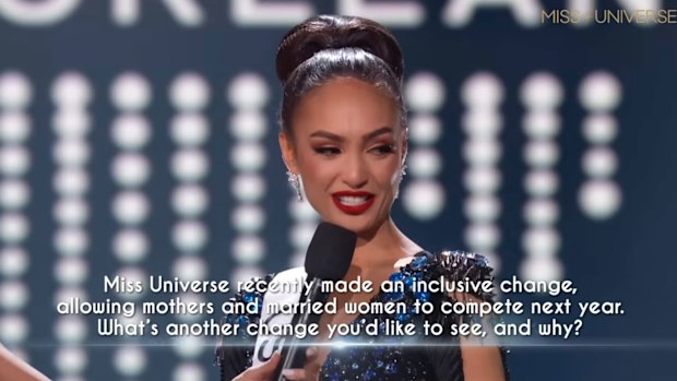 Miss Universe 2023 R'Bonney Gabriel believes the age limit for the competition should be increased.
