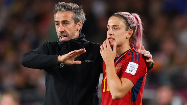 Spain women's coach Jorge Vilda.