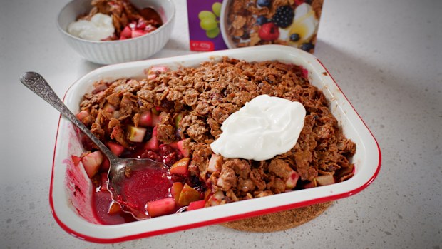 Jane de Graaff's Sultana Bran crumble