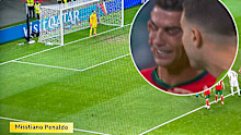 The BBC graphic mocking Cristiano Ronaldo.