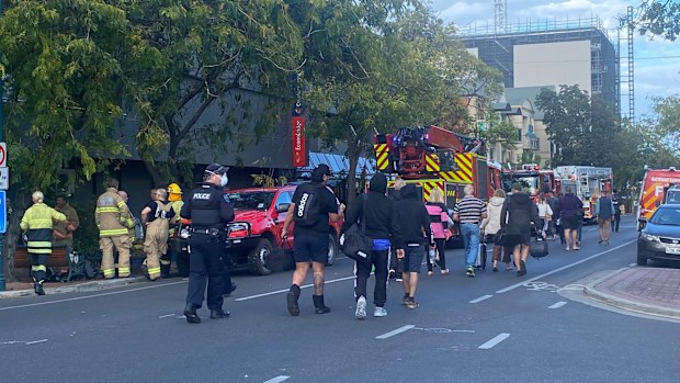 Guests have since been escorted back into the hotel, with staff now working with police to help arrange alternate accommodation if required.
