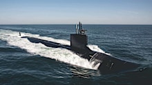Under the AUKUS pact, the Australian navy is to acquire three to five US Navy Virginia-class nuclear submarines. (US Dept of Defence)
