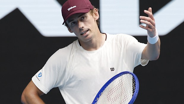 Alex de Minaur of Australia.