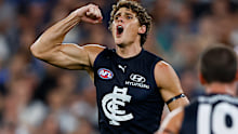 <p>With the number of star key forwards in the AFL this season set to grow even further, this year's Coleman Medal - the award for the league's top goal kicker - is marked as one that will be as tight as ever.</p><p>Despite Carlton making the medal their own across the last three years courtesy of Charlie Curnow (2022, 2023) and Harry McKay (2021), the dynamic Blues duo will no doubt find it tougher than ever to palm off competition in 2024.</p><p>Only Brendan Fevola (86 goals, 2009) and West Coast's Josh Kennedy (80 goals, 2016) have kicked more than 80 in a home-and-away season since Lance Franklin's incredible 102-goal year in 2008. </p><p>These are the 10 most likely players to take the Coleman Medal off current back-to-back winner Charlie Curnow – and perhaps crack the 80-goal mark before finals in doing so.</p>