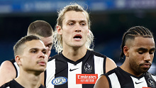 Darcy Moore had just eight disposals against Geelong.