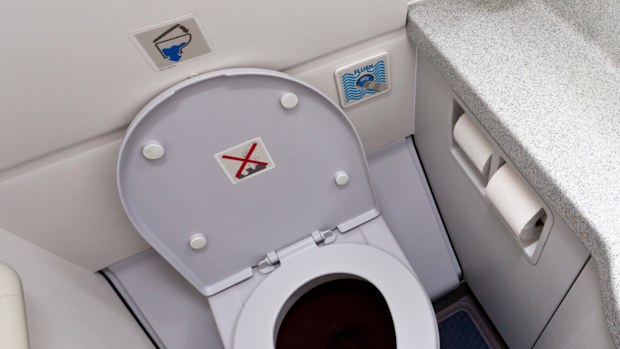 A flight attendant is claiming sexual harassment against a disabled passenger who made her help him go to the toilet.
