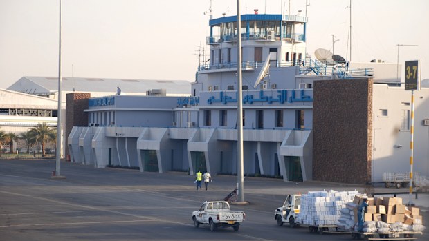 The plane had to land at Khartoum International Airport after the cat got into the cockpit.