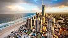 The Q1 once held the title of the world's tallest residential building.