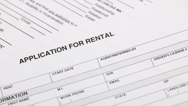 Rental application form