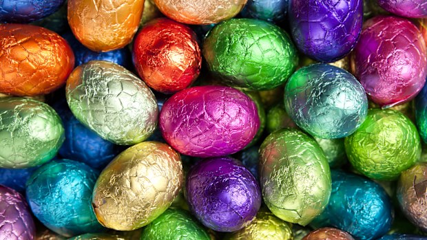 Colourful Easter eggs.