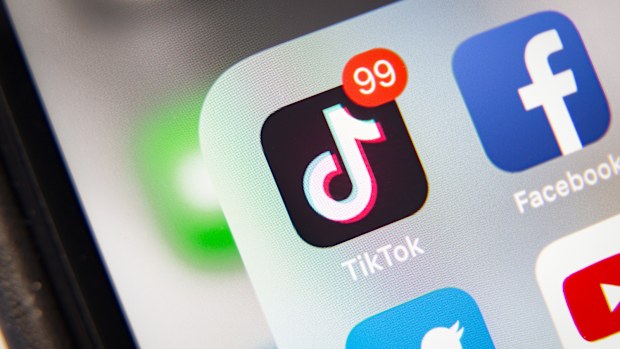 Tiktok logo generic stock phone apps social media