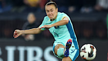 Caitlin Foord scored from the penalty spot, but was unable to make the most of several other chances.