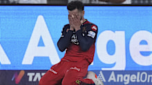 Royal Challengers Bengaluru's Virat Kohli reacts after their win.