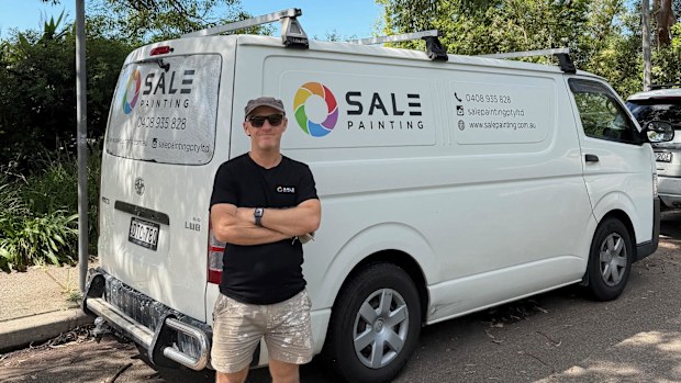 Sale Painting and Decorating owner Stuart Sale is worried about staying competitive in the fuel crisis.