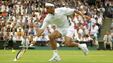 First grand slam final: Wimbledon 2003 v Mark Philippoussis (W)
