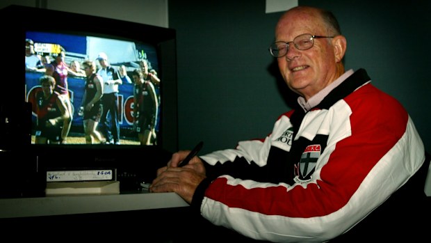 St Kilda recruitment boss John Beveridge on the look out for new signings in 2004.