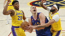 Nikola Jokic was unstoppable against the Lakers, finishing with 34 points, 21 rebounds and 14 assists