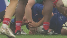 Ireland's Aoife Wafer claims she was bitten by French flanker Axelle Berthoumieu.
