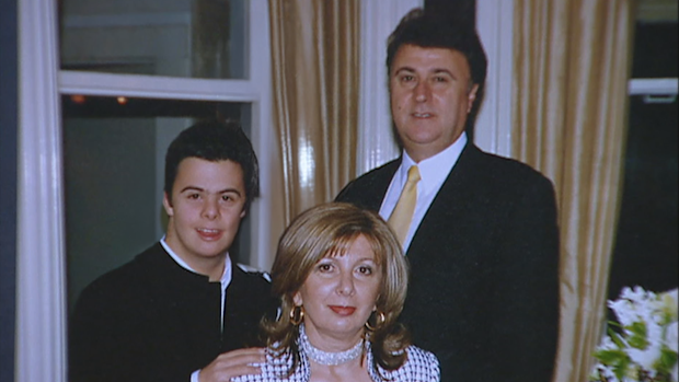 Joe Giardina with wife Evanna and son Paul