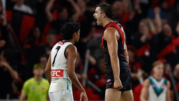 AFL news 2025 Essendon Bombers defeat Port Adelaide Power for first win of the season