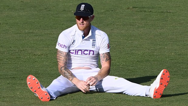 England captain Ben Stokes during the loss to Pakistan.