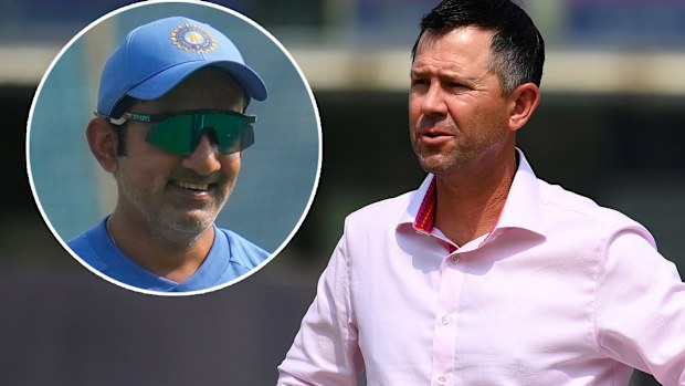 Gautam Gambhir had a crack at Ricky Ponting.
