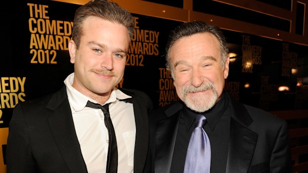 Robin Williams and Zak Williams 