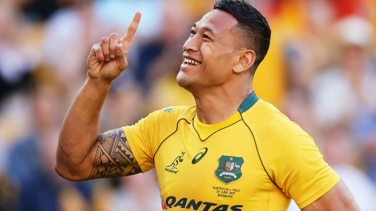 Rugby Change in eligibility laws could see Israel Folau play in 2023