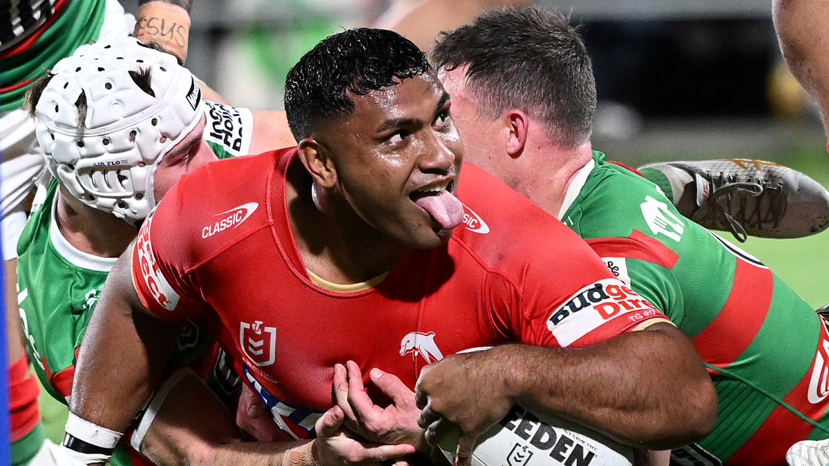 Risultati del round 19 del torneo Dolphins vs. Rabbitohs, i suoi momenti salienti;  Tevita Pangai Jr. brilla nella grande vittoria
