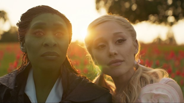 Ariana Grande and Cynthia Erivo in Wicked