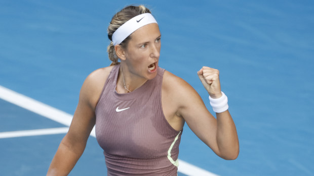Victoria Azarenka defeated Jelena Ostapenko in the third round.
