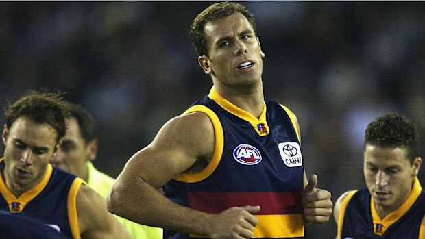 Wayne Carey with the Crows in 2003.