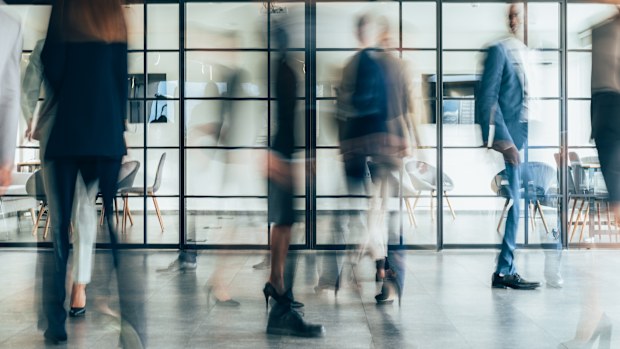 Workplace stock image