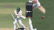 Alex Carey's snicko decision. 