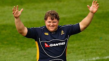 Wallabies cult hero's weightlifting feats