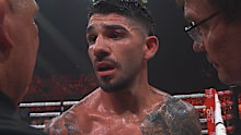 Michael Zerafa pleads that he can't see. 