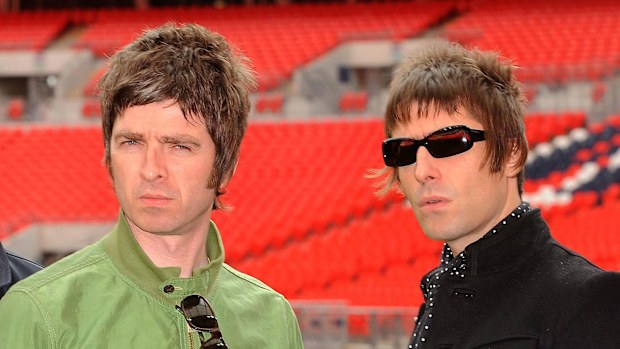 Noel Gallagher and Liam Gallagher
