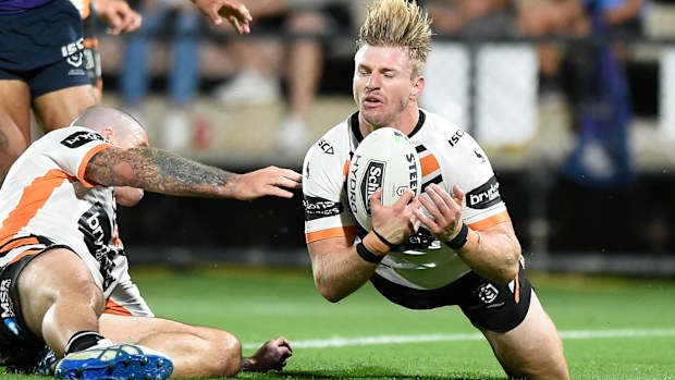 Luke Garner has made a big impression for the Wests Tigers.