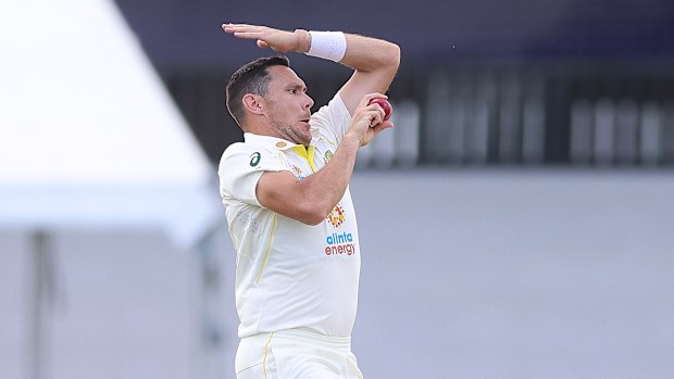 Scott Boland during the Tour Match between Australia A and England Lions.