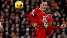 LIVERPOOL, ENGLAND - DECEMBER 17: (THE SUN OUT, THE SUN ON SUNDAY OUT) Virgil van Dijk captain of Liverpool during the Premier League match between Liverpool FC and Manchester United at Anfield on December 17, 2023 in Liverpool, England. (Photo by Andrew Powell/Liverpool FC via Getty Images)